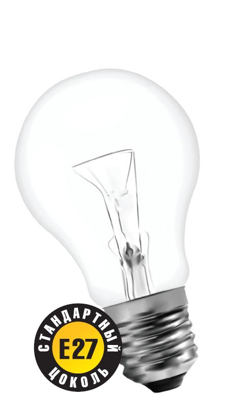 Стандартная лампа накаливания  Navigator  A50  95Вт  230В  E27 (кратно 1)
