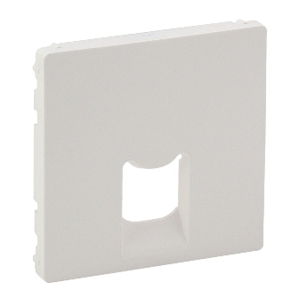 Legrand  Valena  LIFE  Белая Лицевая Панель для розетки RJ11/RJ45 1-местной скрытая установка IP20 / 755410