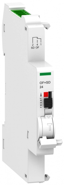 Дополнительное Устройство   Schneider Electric  сигнализации iOF+SD24 (Ti24) для C60,C120,C60H-D A9N26899