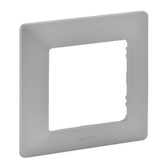 Legrand  Valena  LIFE  Алюминий Рамка 1-местная универсальная скрытая установка IP20 / 754137
