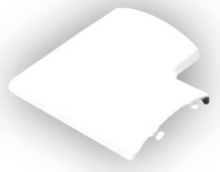 Угол плоский для напольного канала DKC 05911 75х17 мм APSP W, цвет белый