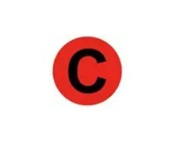 Символ "C" d=20мм TDM
