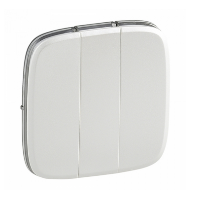 Legrand  Valena  ALLURE Жемчуг Лицевая Панель для выключателя 3-клавишного 755039
