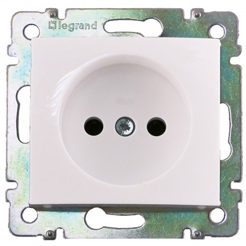 Legrand Valena  Белый Розетка механизм 1-местная без заземляющих контактов 774416 индивидуальная упаковка DIY