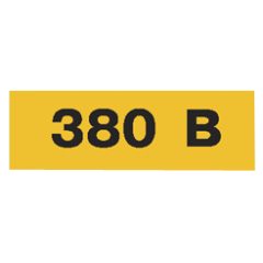 Символ 380В 20х40  TDM (кратно 100)