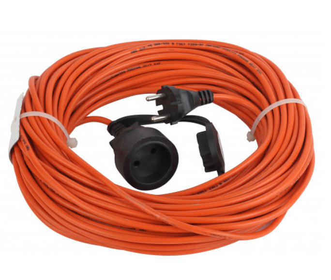 Удлинитель силовой ЭРА UPx-1-2x0.75-30m-IP44 в бухте б/з 1 гн 30м ПВС 2х0.75