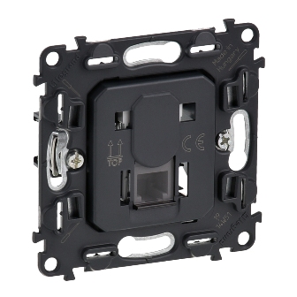 Legrand  Valena  IN'MATIC Розетка механизм телефонная 1-местная RJ11 скрытая установка IP20 /753068