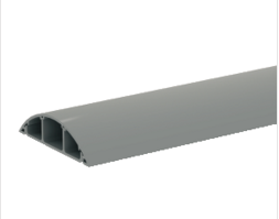 Короб напольный цвет серый 75x18 2М ПВХ R7030  Schneider OptiLine45 ISM20817 (кратно 2)