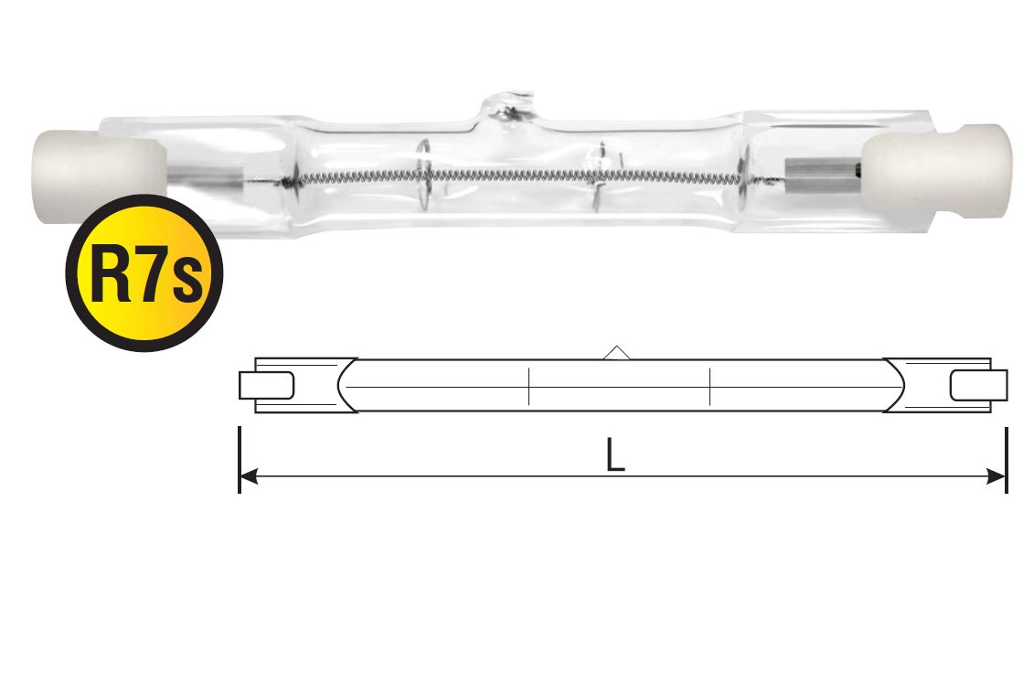 Галогенная лампа  Navigator  J78  150Вт  220В  R7s