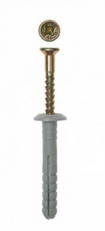 Дюбель-гвоздь гриб. D6*40мм 300 шт пакет Tech- Krep 125574