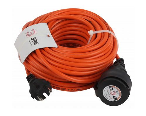Удлинитель силовой ЭРА UPx-1-2x1-20m-IP44 в бухте без заземляющих контактов 20м 1 гнездо ПВС 2х1