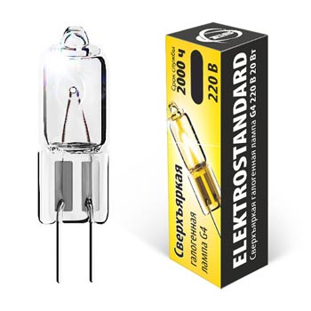 Галогенная лампа  Elektrostandard  JC  20Вт  220В  G4