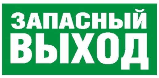Символ Световые Технологии ПЭУ 008 Запасный выход (130х260)
