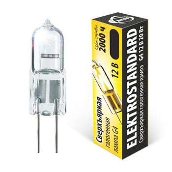 Галогенная лампа  Elektrostandard  JC  35Вт  12В  G4 сверхъярк