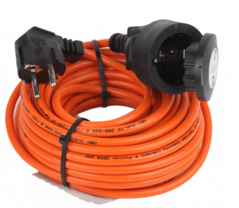 Удлинитель силовой ЭРА UPx-1e-3x0.75-10m-IP44 в бухте c/з 1 гн 10м ПВС 3х0.75