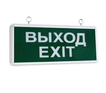 Светильник аварийный ССА1-01 ВЫХОД-EXIT 363х23х145 IP20 односторонний, 1,5ч. TDM